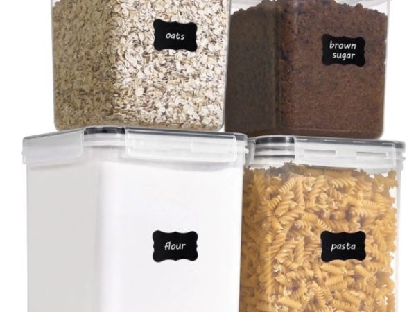 Airtight Storage Canisters, 4 pieces only $16.59!
